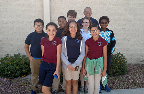 AmeriSchools Yuma North Math Counts 6th Grade Class