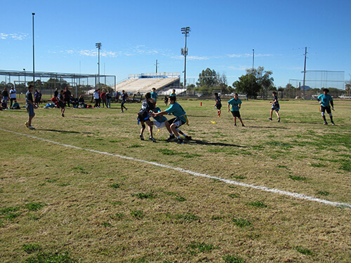 AmeriSchools Tucson flag football game